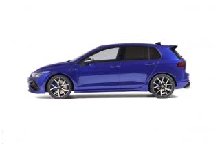 Volkswagen Golf VIII R Lapiz Blue Metallic 2021 OttO mobile 1:18 Resinemodell (Türen, Motorhaube... nicht zu öffnen!)